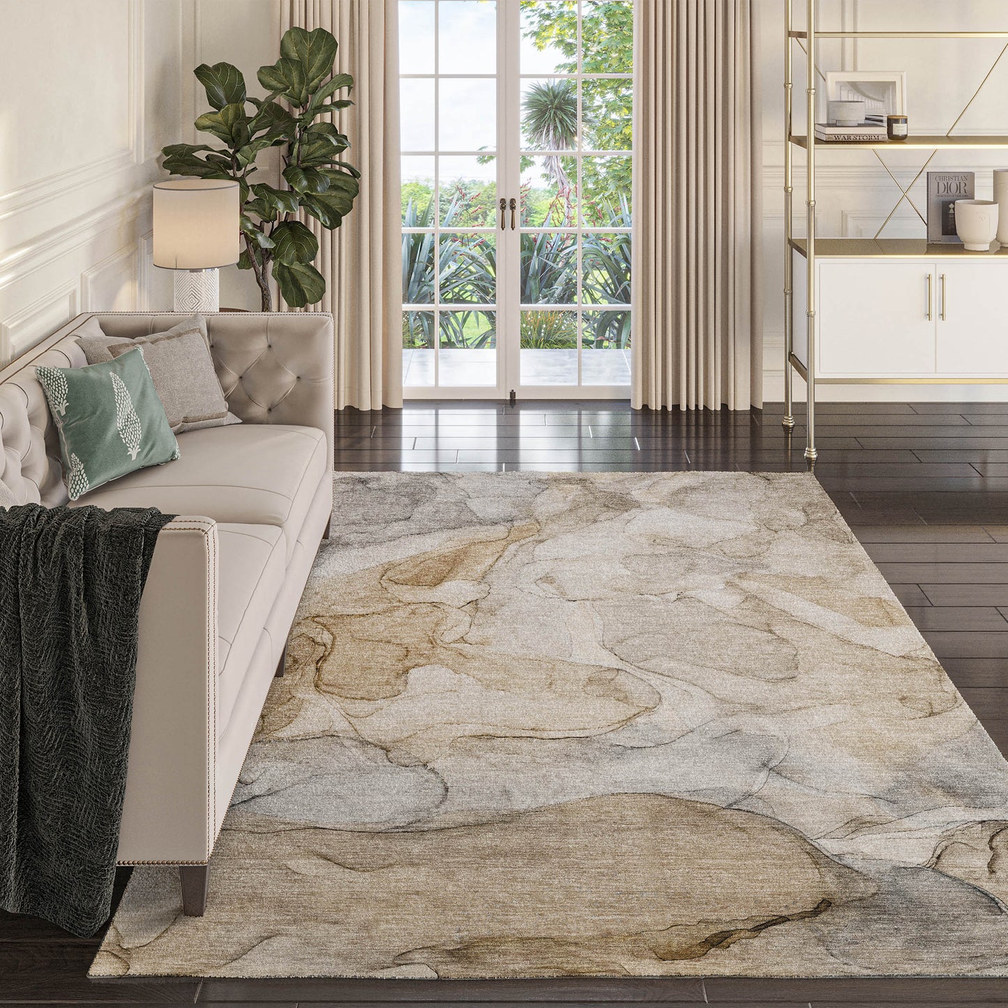 Dalyn Rugs Odyssey  Brown  Transitional