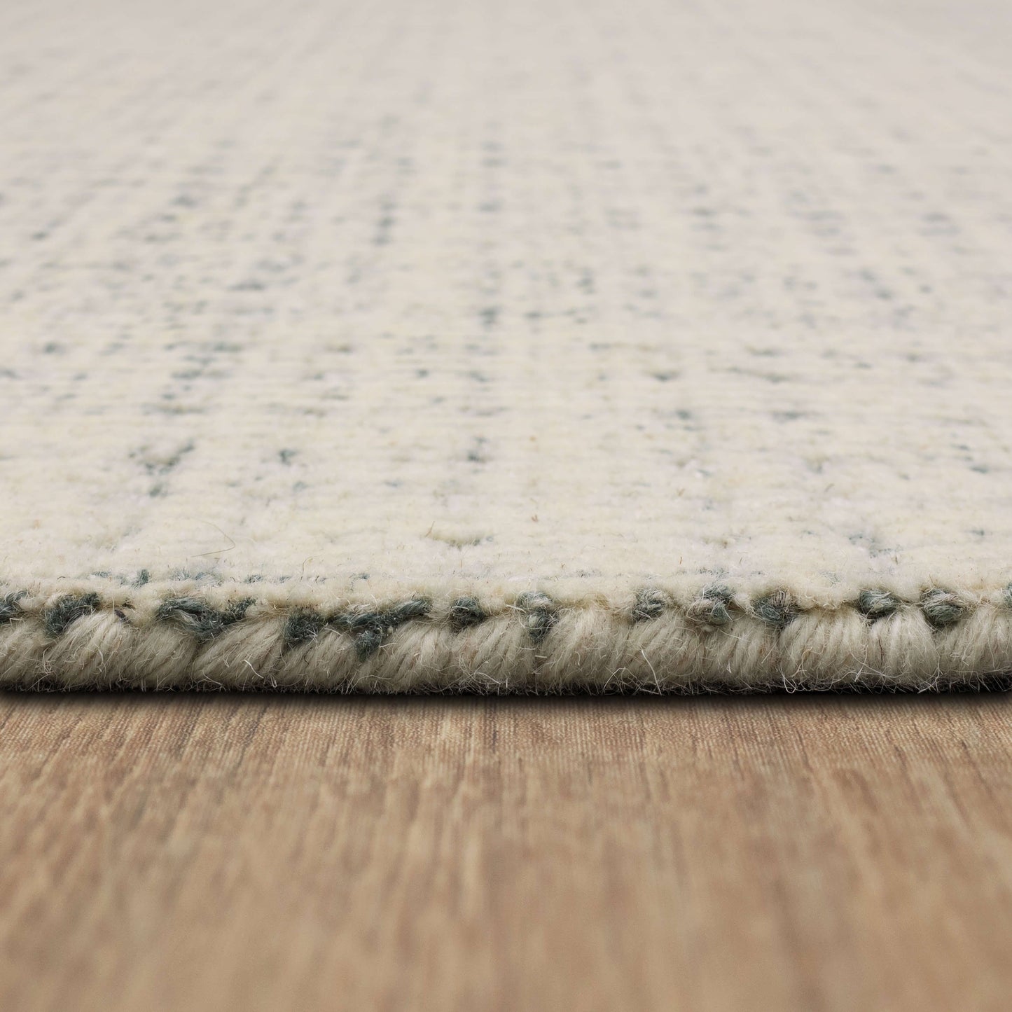 Karastan Forsyth Park  Ivory Aqua Modern/Contemporary