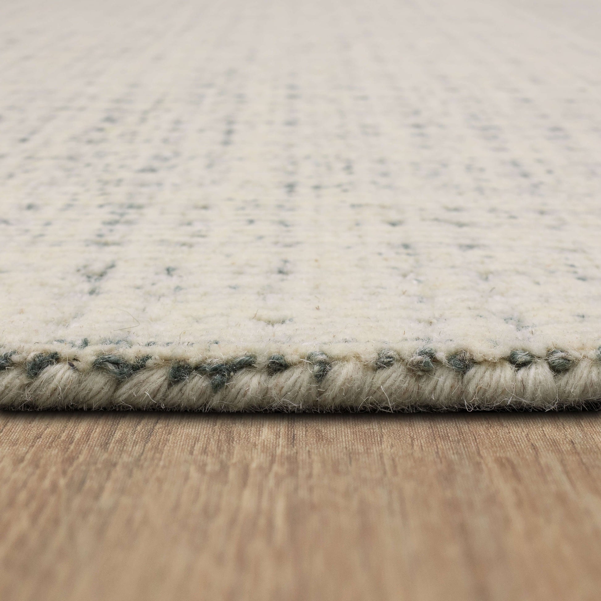 Karastan Forsyth Park  Ivory Aqua Modern/Contemporary