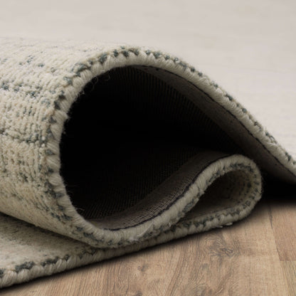 Karastan Forsyth Park  Ivory Aqua Modern/Contemporary