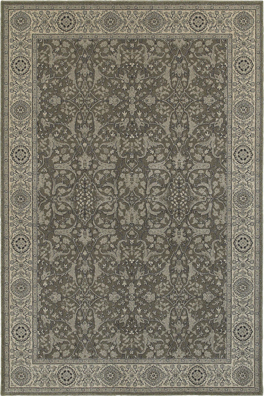 Oriental Weavers Richmond 001E3 Grey Ivory Traditional Power-Loomed Rug