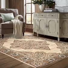 Oriental Weavers SEDONA 9588D Ivory Gold Traditional Power-Loomed Rug