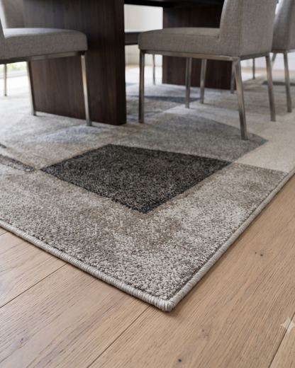 Oriental Weavers Cambria 084J2 Beige Multi geometric rug corner close-up