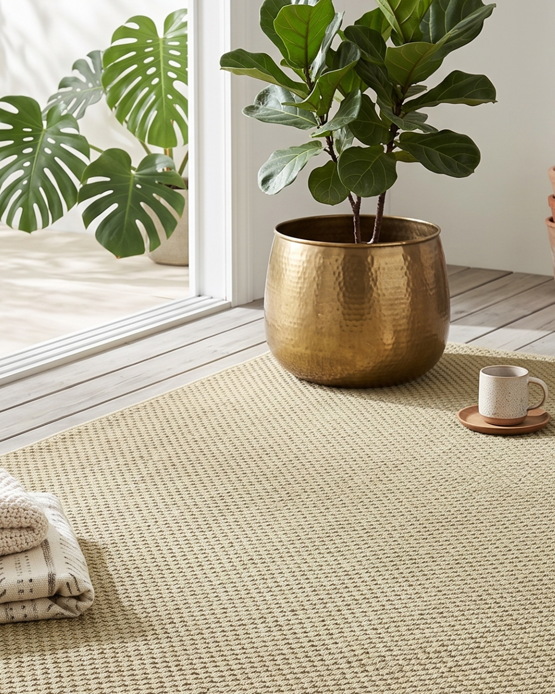 Oriental Weavers Karavia 2160X Sand woven rug style shot