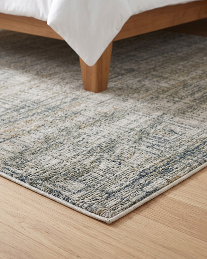 Oriental Weavers Soho SOH05 Beige Multi textured rug corner texture close-up