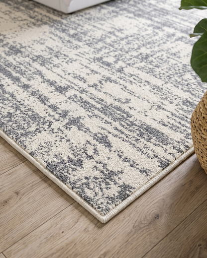 Oriental Weavers Verona 1803H Ivory Grey abstract rug corner detail