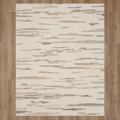 Karastan Forsyth Park  Ivory Beige Modern/Contemporary