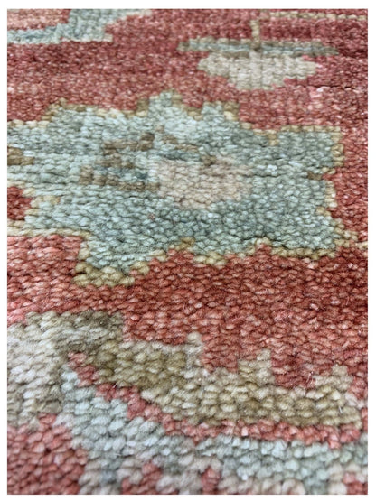 Artisan Priscilla Rust Ivory Traditional Knotted Rug - Rugs - Artisan - Atlanta Designer Rugs