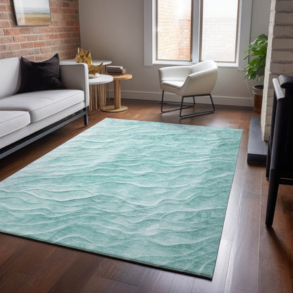Dalyn Rugs Pacifica  Aqua  Transitional