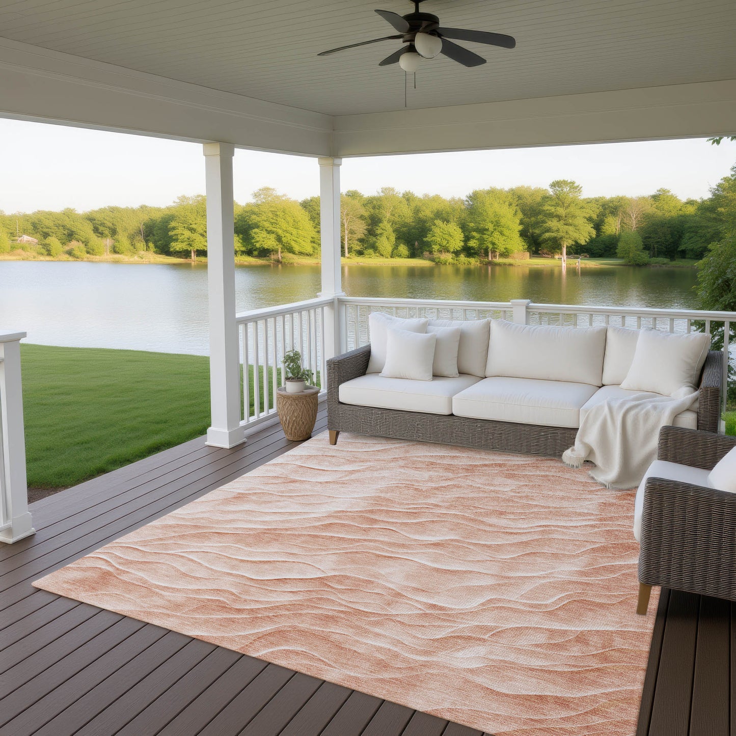 Dalyn Rugs Pacifica  Coral  Transitional
