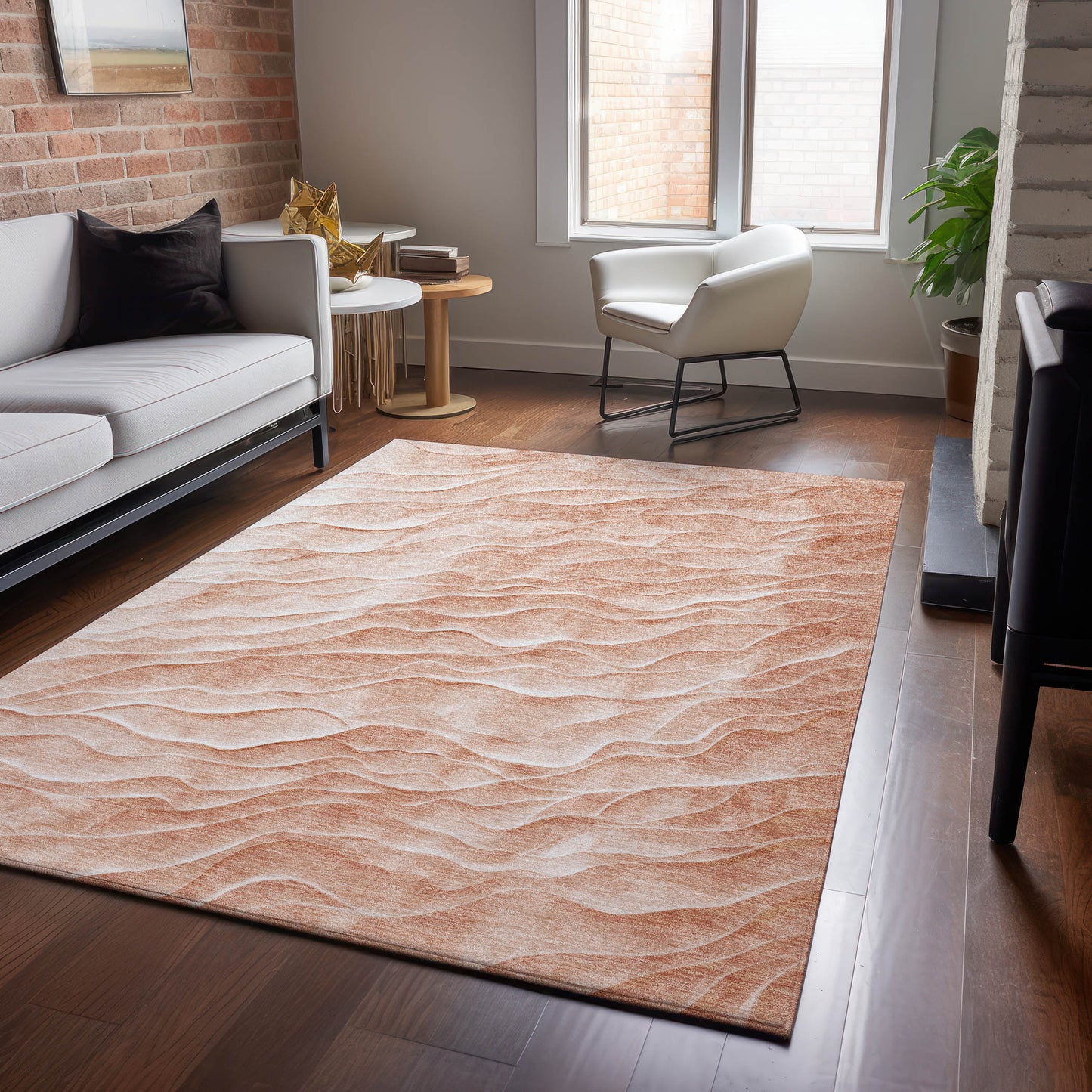 Dalyn Rugs Pacifica  Coral  Transitional