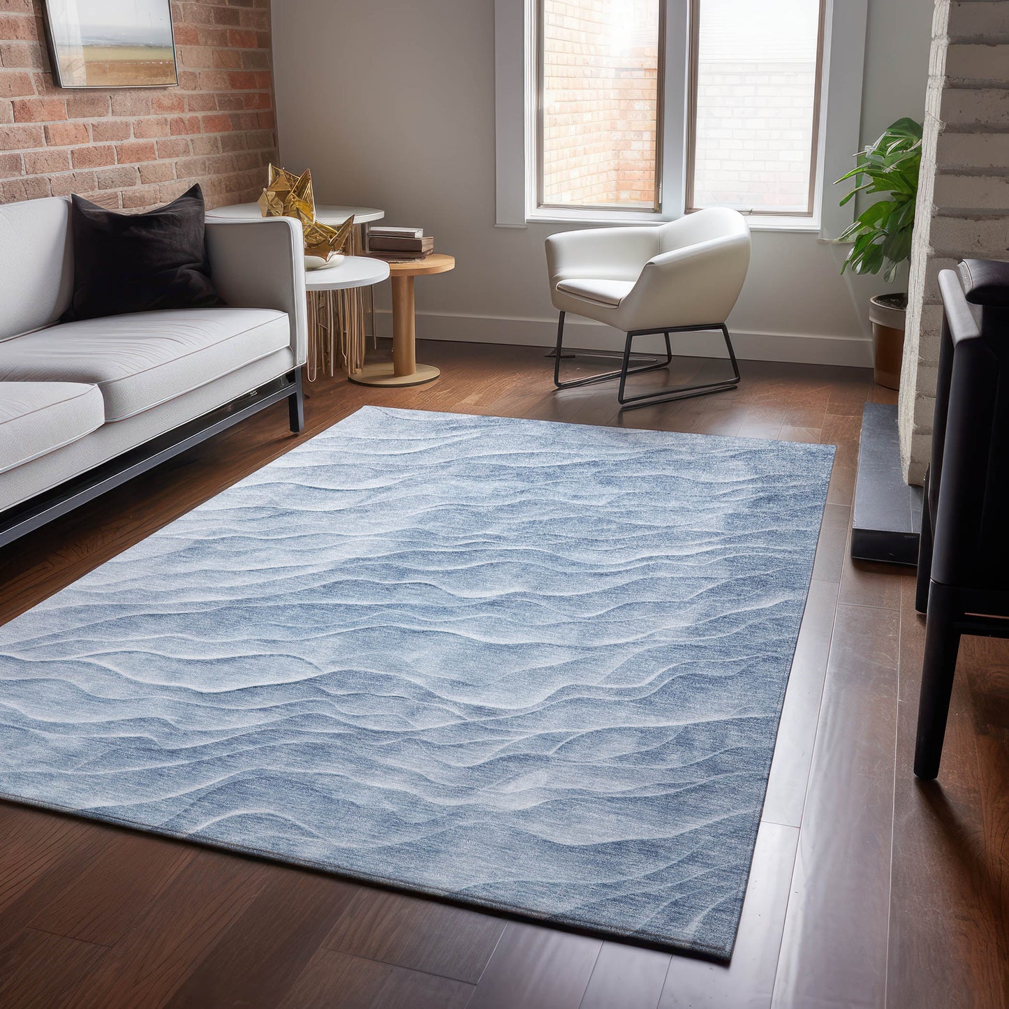 Dalyn Rugs Pacifica  Denim  Transitional