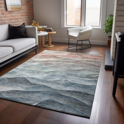 Dalyn Rugs Pacifica  Teal  Transitional