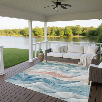 Dalyn Rugs Pacifica  Teal  Transitional