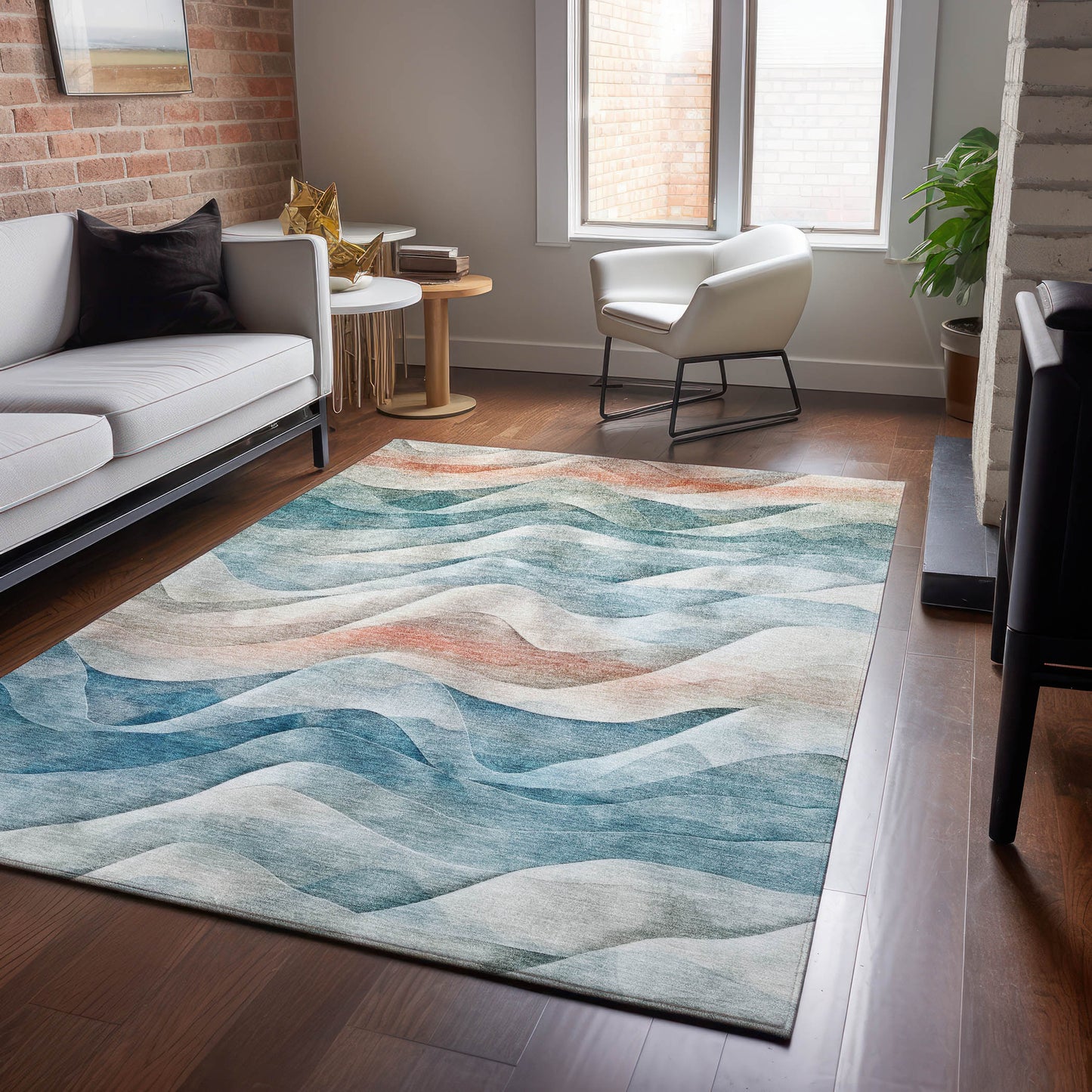 Dalyn Rugs Pacifica  Teal  Transitional