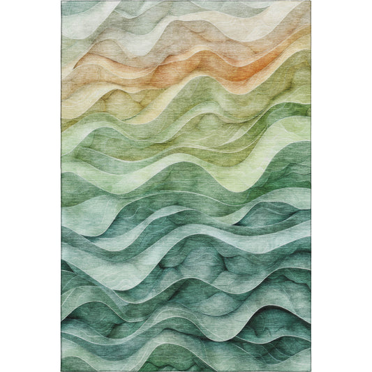 Dalyn Rugs Pacifica  Teal  Transitional