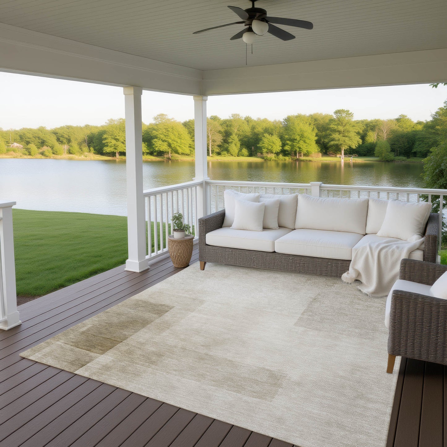Dalyn Rugs Pacifica  Khaki  Transitional