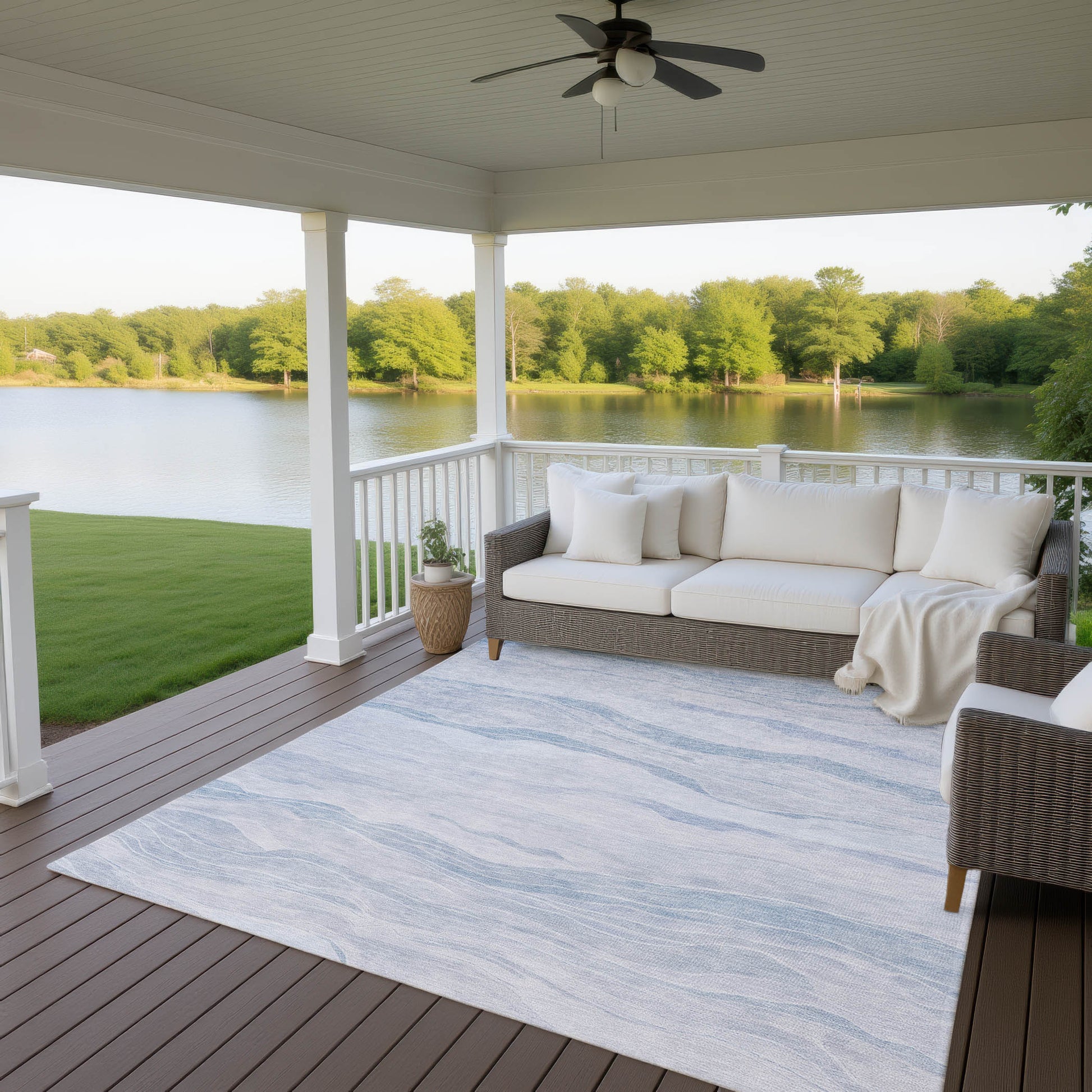 Dalyn Rugs Pacifica  Sky  Transitional