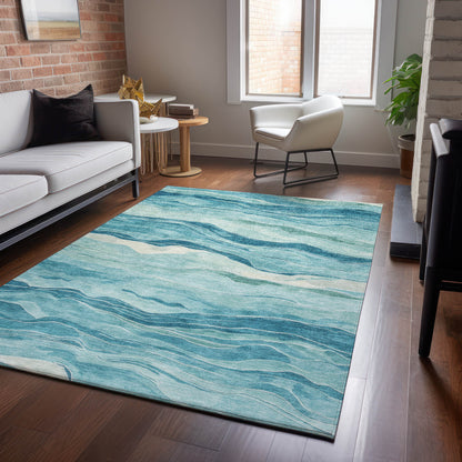 Dalyn Rugs Pacifica  Turquoise  Transitional