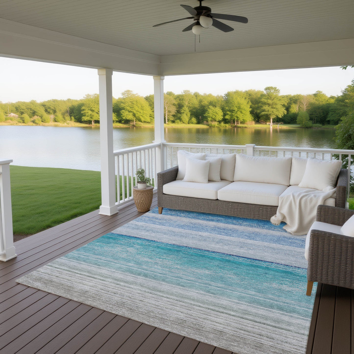 Dalyn Rugs Pacifica  Sky  Transitional