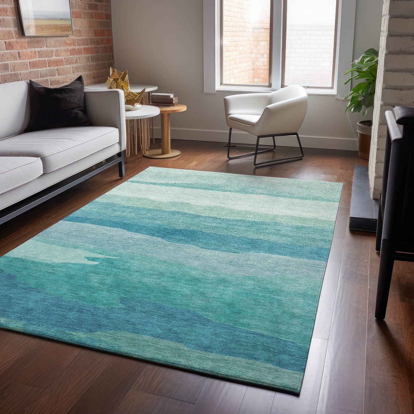 Dalyn Rugs Pacifica  Turquoise  Transitional