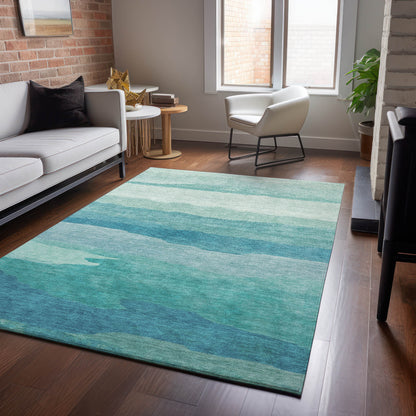 Dalyn Rugs Pacifica  Turquoise  Transitional
