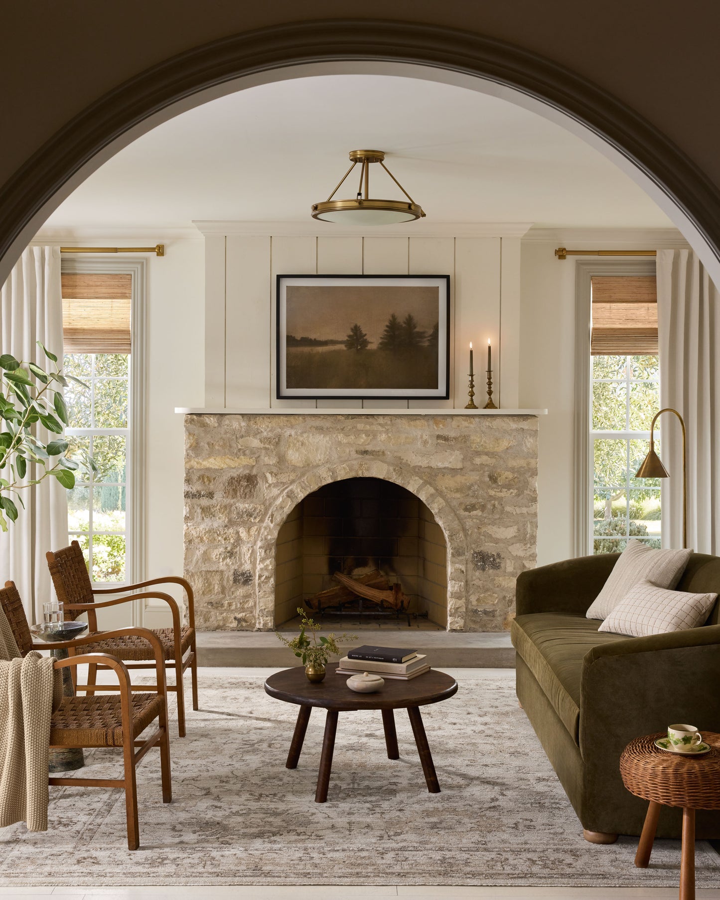 Magnolia Home by Joanna Gaines x Loloi Pace  Natural Stone Traditional