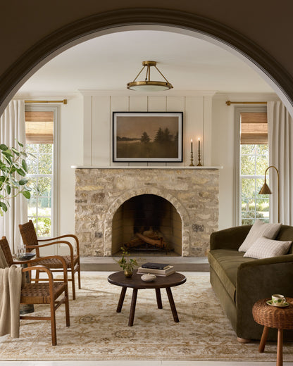 Magnolia Home by Joanna Gaines x Loloi Pace  Natural Gold Traditional