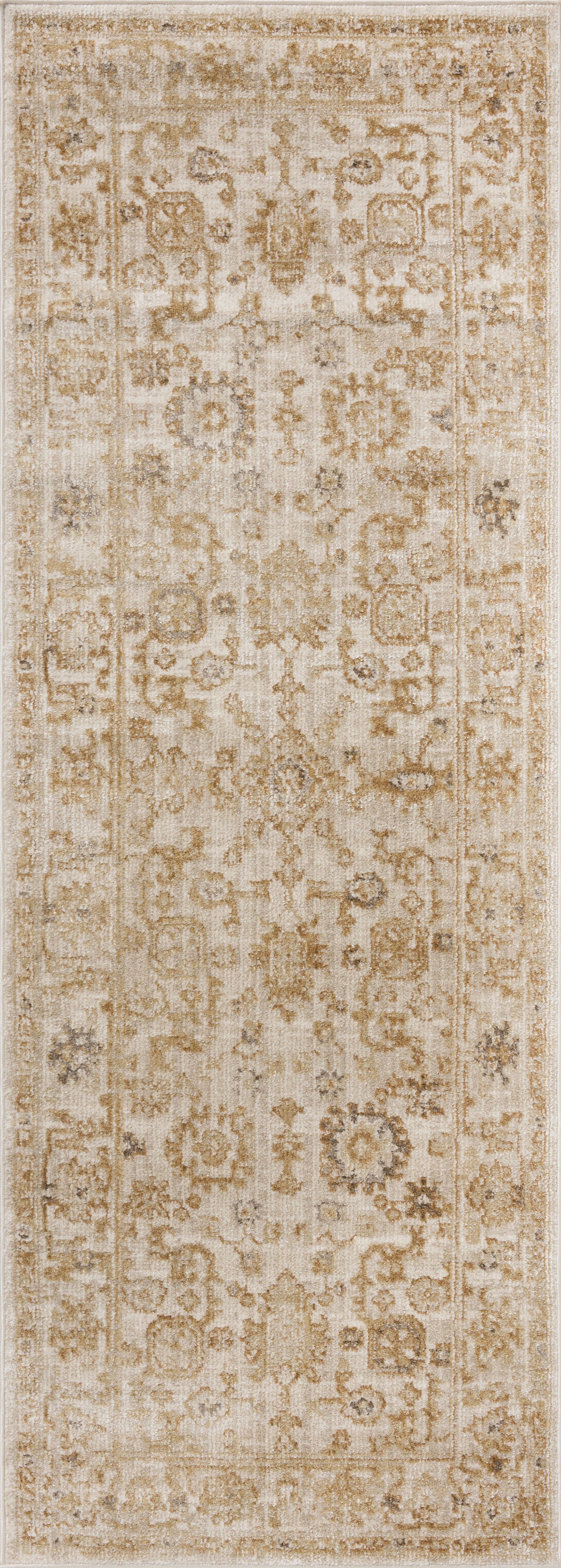 Magnolia Home by Joanna Gaines x Loloi Pace  Natural Gold Traditional