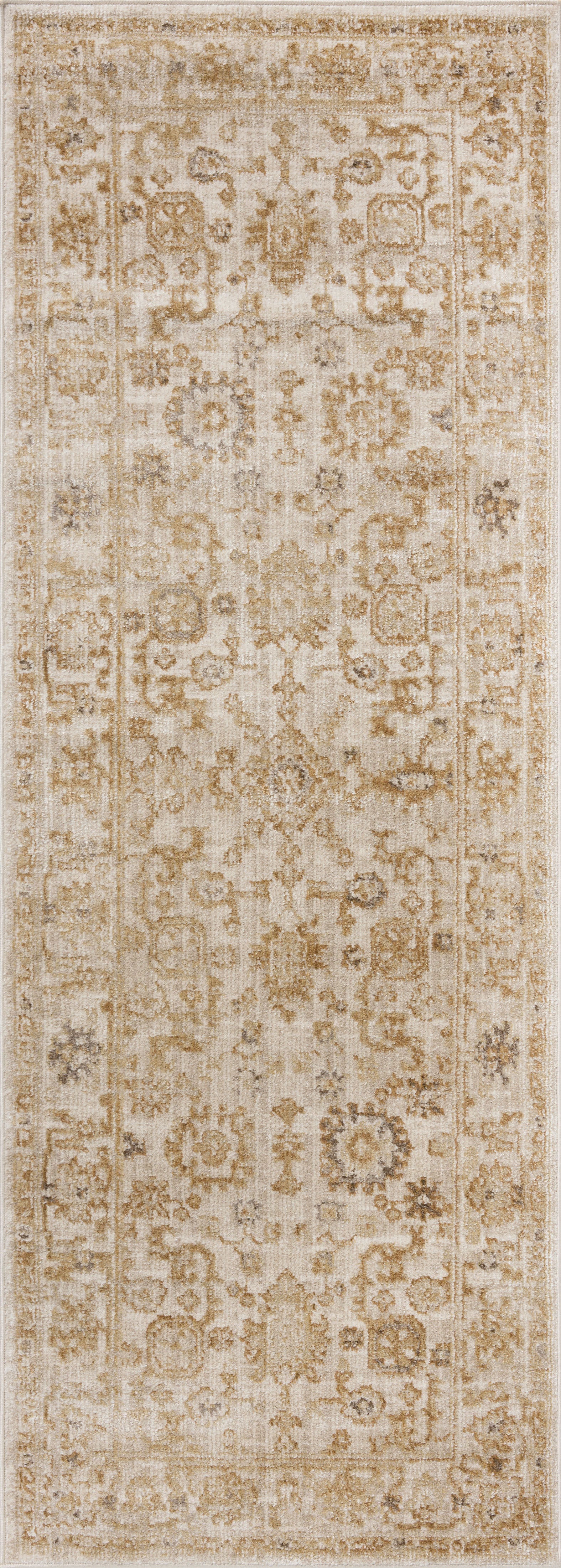 Magnolia Home by Joanna Gaines x Loloi Pace  Natural Gold Traditional