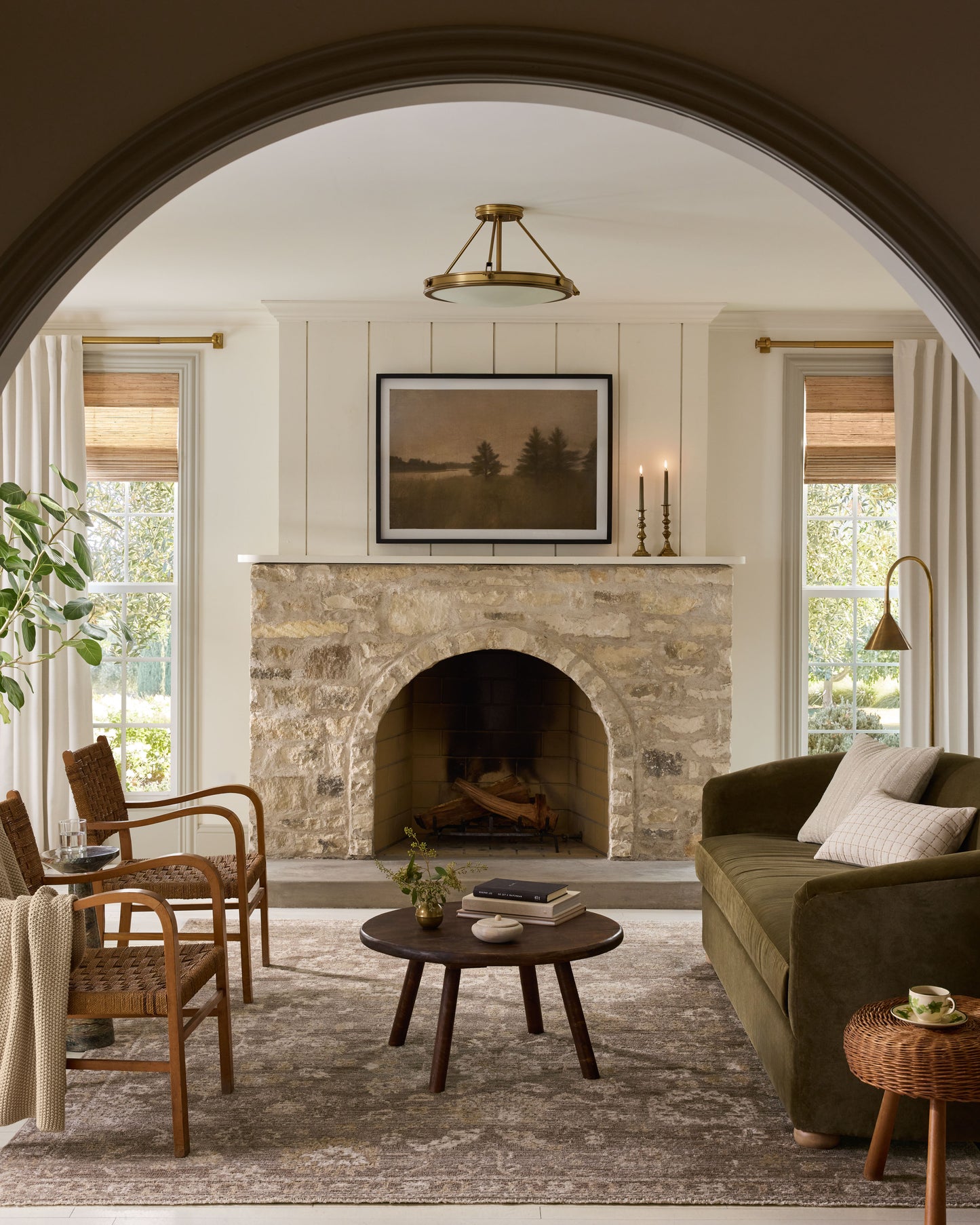 Magnolia Home by Joanna Gaines x Loloi Pace  Taupe Wheat Traditional