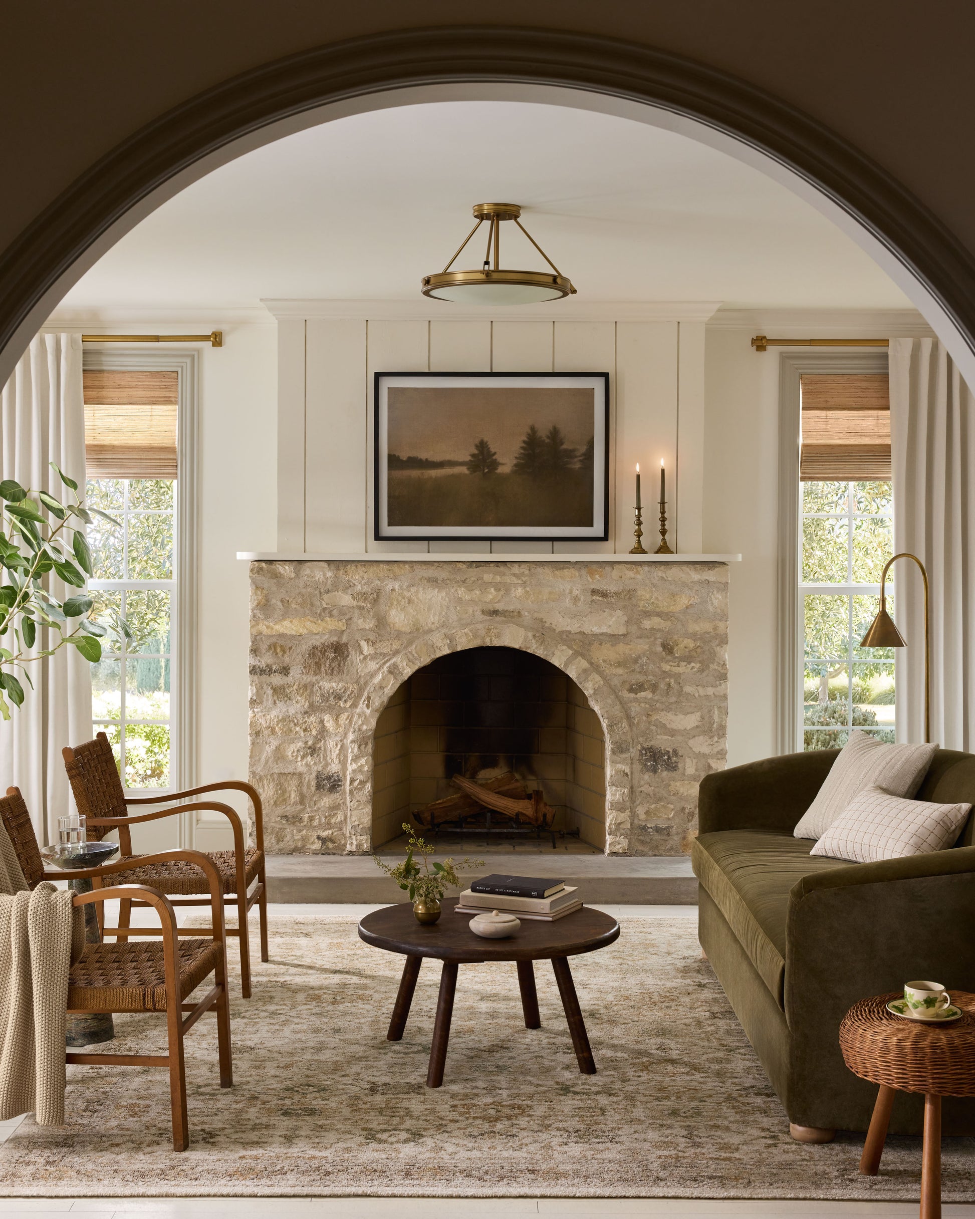 Magnolia Home by Joanna Gaines x Loloi Pace  Natural Multi Traditional