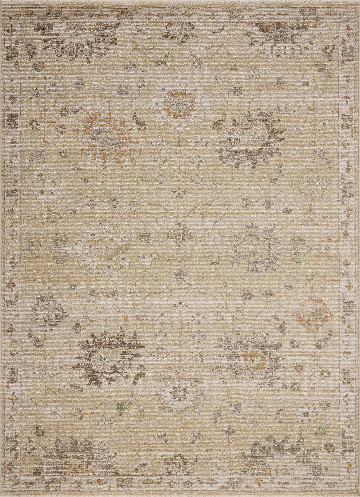 Magnolia Home by Joanna Gaines x Loloi Pace  Apricot Multi Traditional