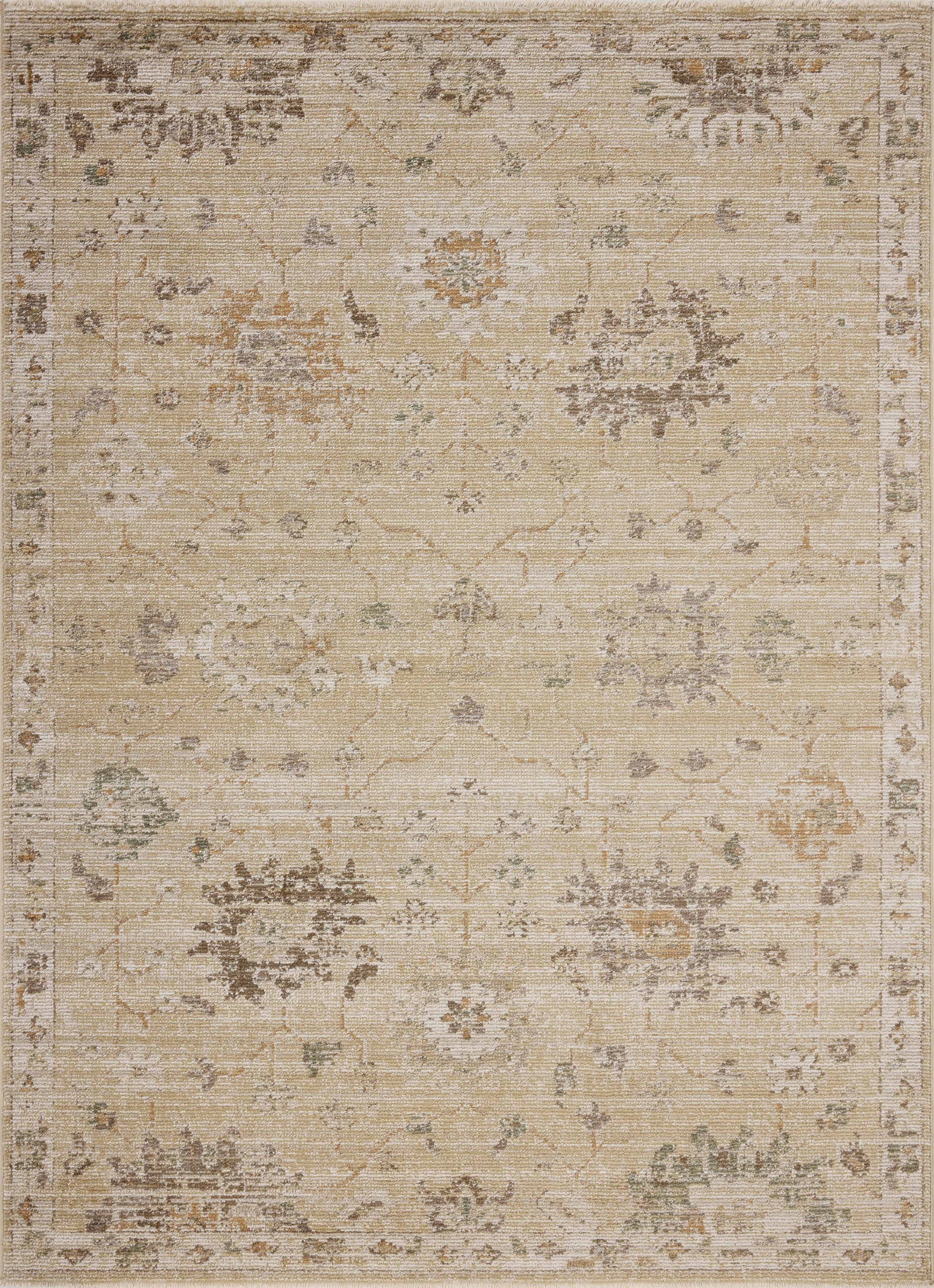 Magnolia Home by Joanna Gaines x Loloi Pace  Apricot Multi Traditional