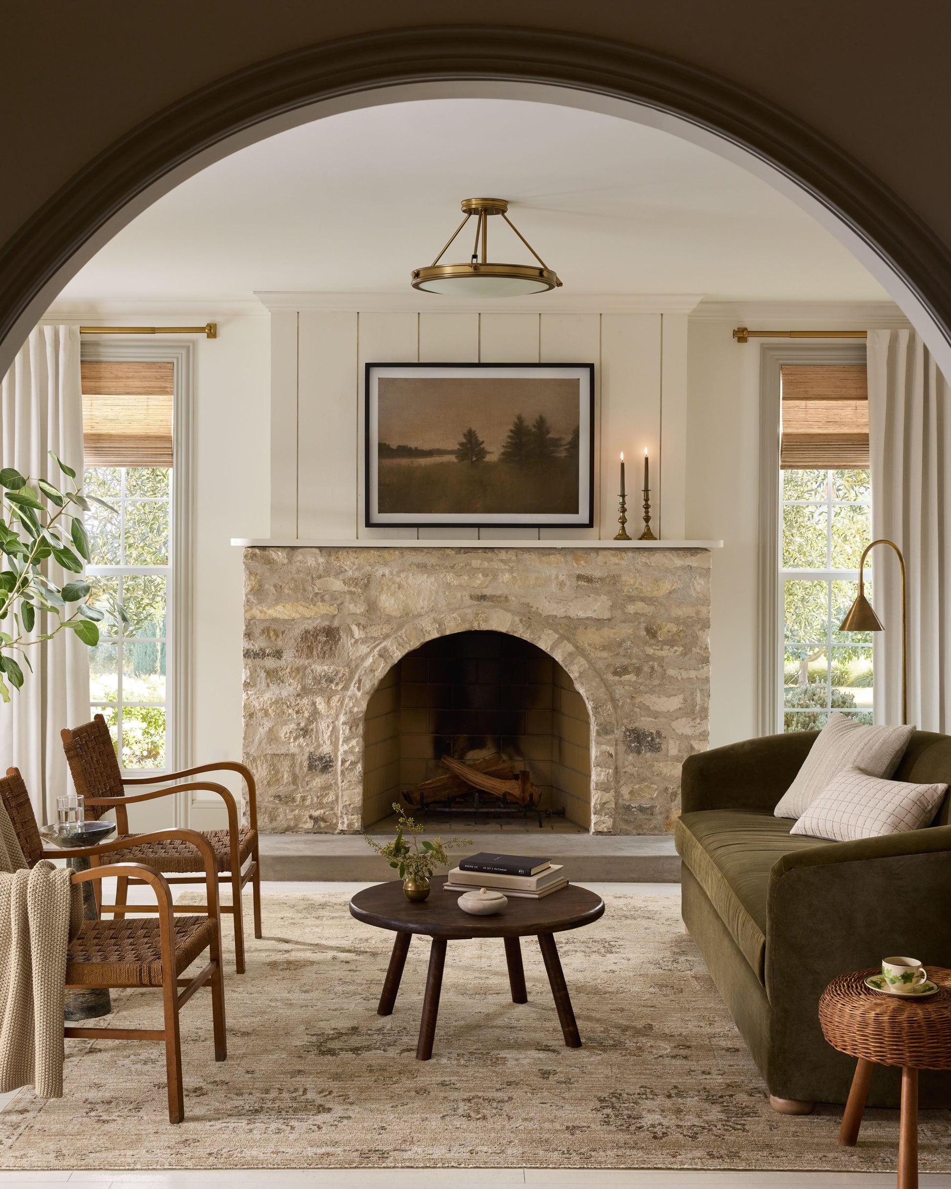 Magnolia Home by Joanna Gaines x Loloi Pace  Apricot Multi Traditional