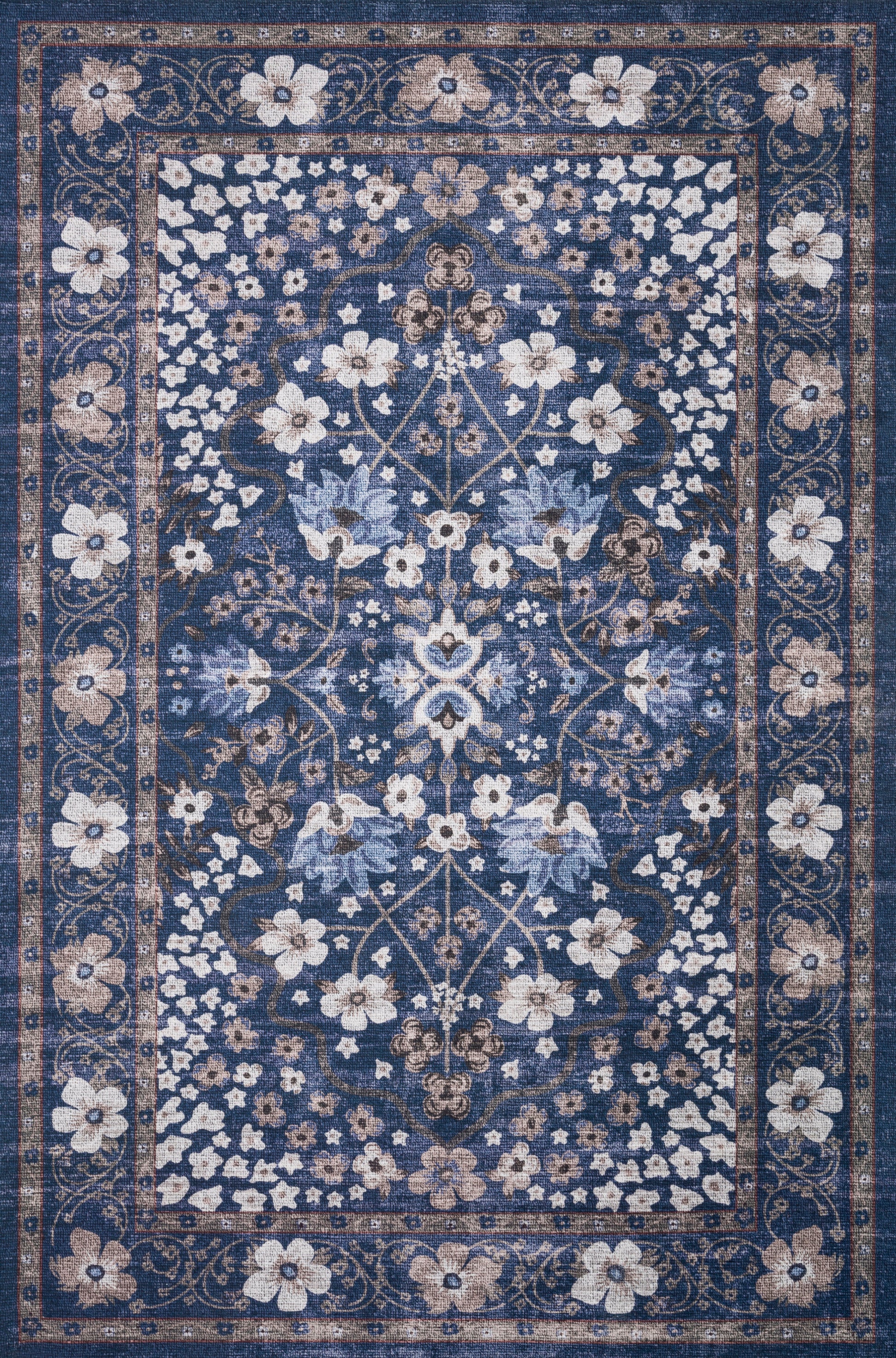 Rifle Paper Co. x Loloi Palais  Navy  Transitional