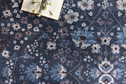 Rifle Paper Co. x Loloi Palais  Navy  Transitional