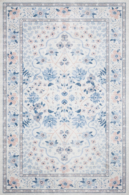 Rifle Paper Co. x Loloi Palais  Snow Sky Transitional