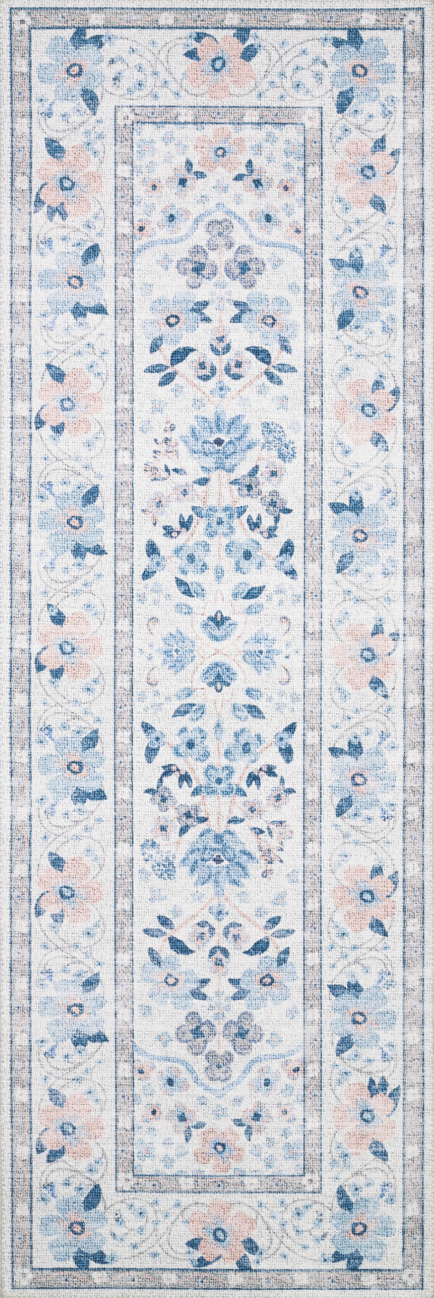 Rifle Paper Co. x Loloi Palais  Snow Sky Transitional