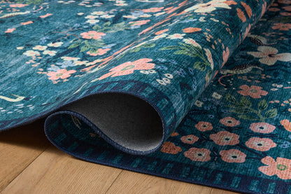 Rifle Paper Co. x Loloi Palais  Teal  Transitional