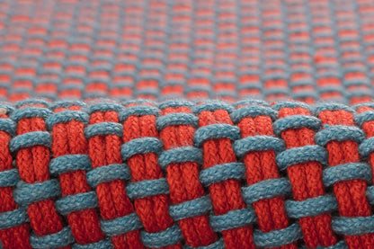 Momeni Paracord  Red  Contemporary