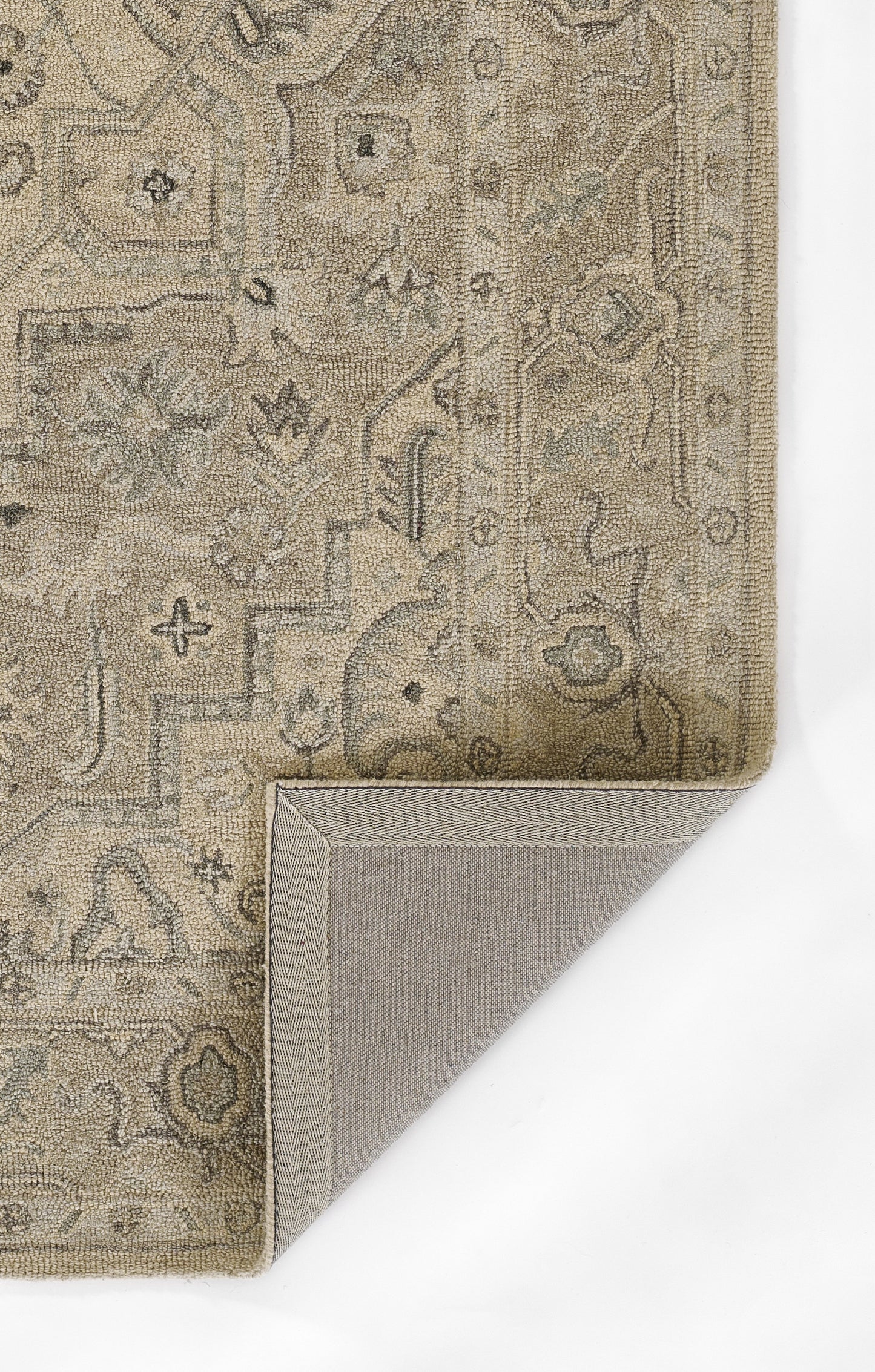 Momeni Pasha  Taupe  Traditional