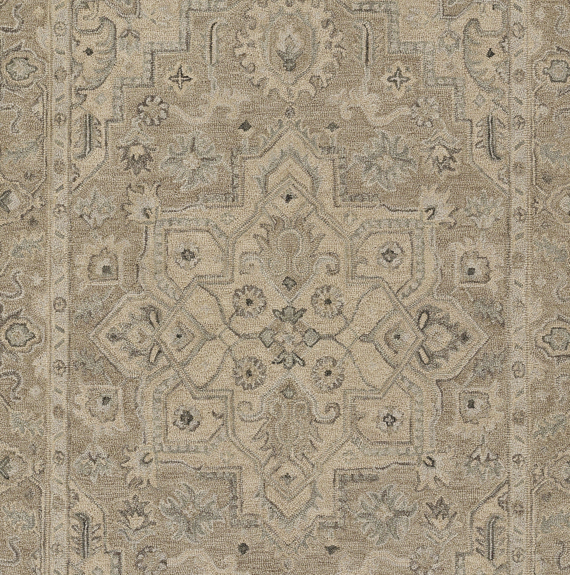 Momeni Pasha  Taupe  Traditional