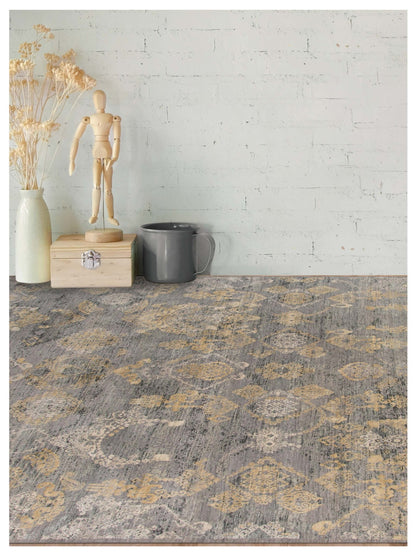 Limited PARKES PA - 565 SILVER SAND Transitional Knotted Rug - Rugs - Limited - Atlanta Designer Rugs