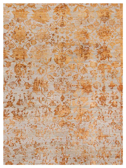 Limited Parkes PA-551 Orange Transitional Knotted Rug