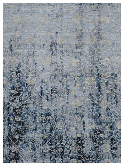 Limited PARKES PA - 563 Water Blue Transitional Knotted Rug - Rugs - Limited - Atlanta Designer Rugs