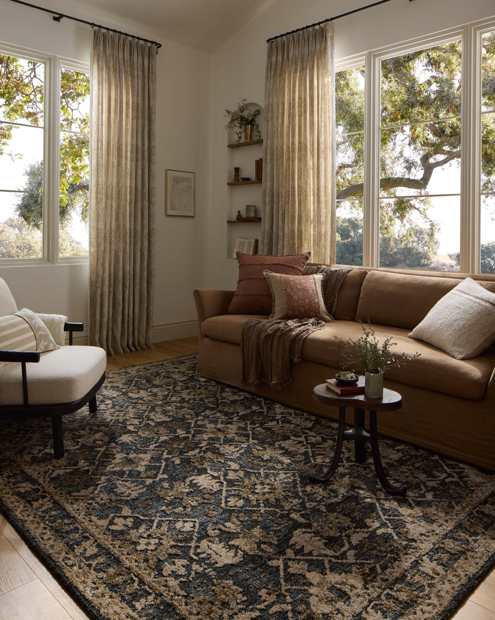 Loloi II Percival  Denim  Granite Traditional