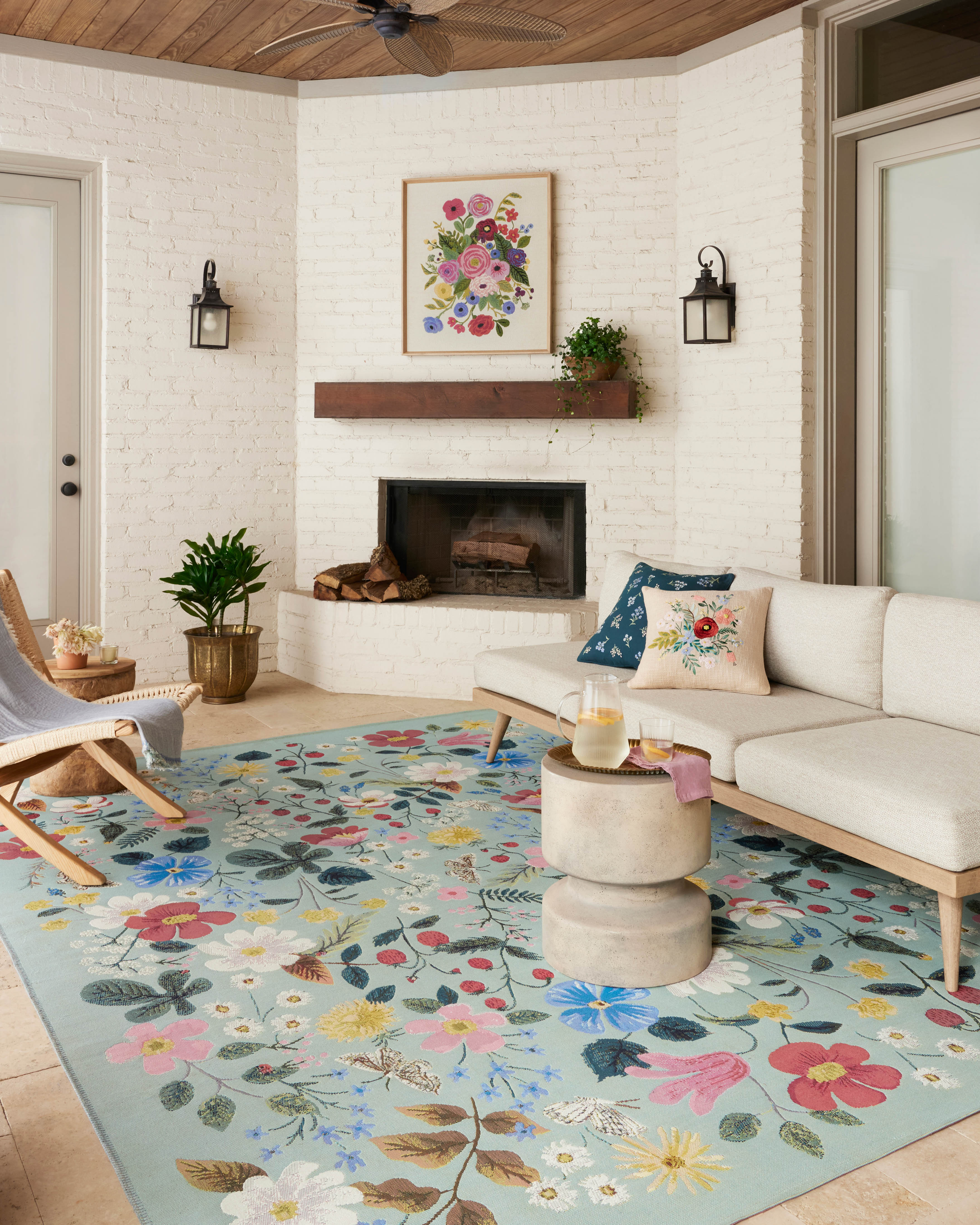 Rifle Paper Co. Perennial Area Rug - Thumbnail 2