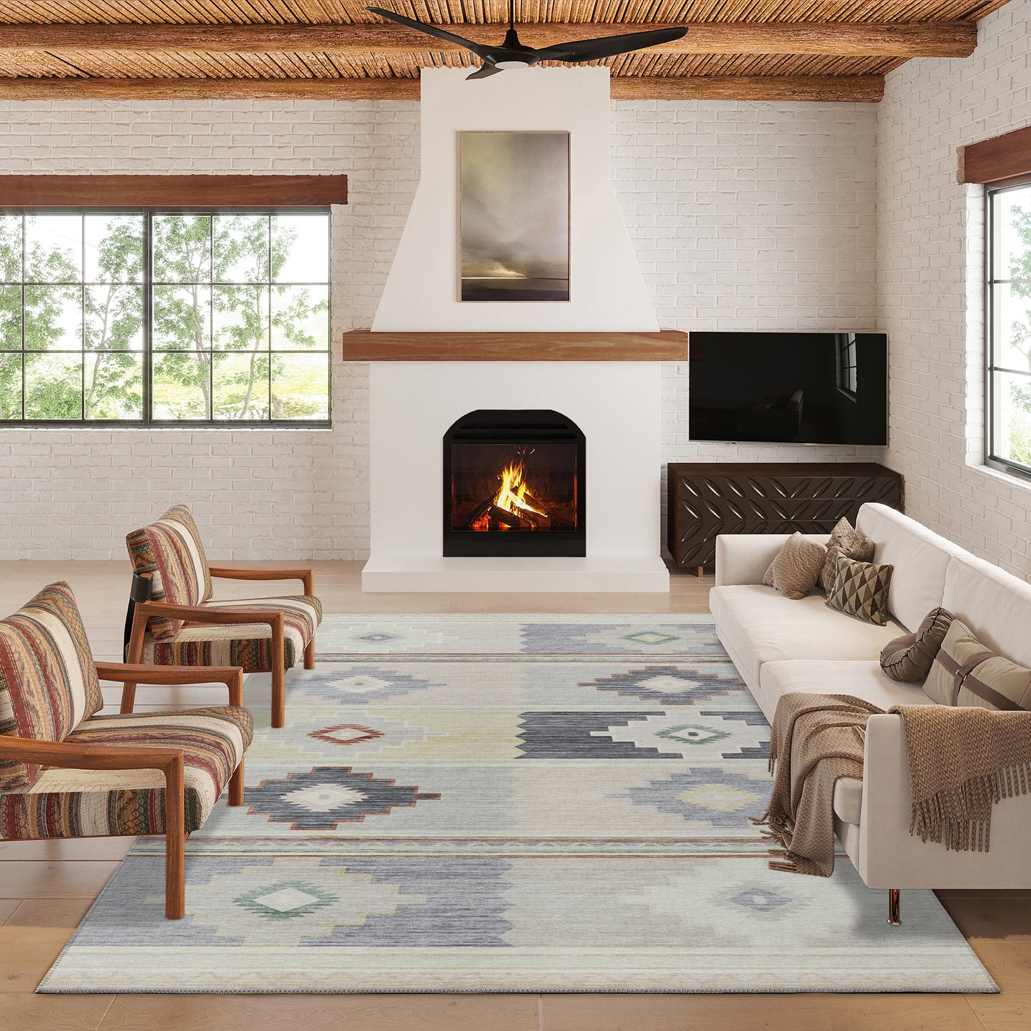 Dalyn Rugs Phoenix  Ivory  Southwestern