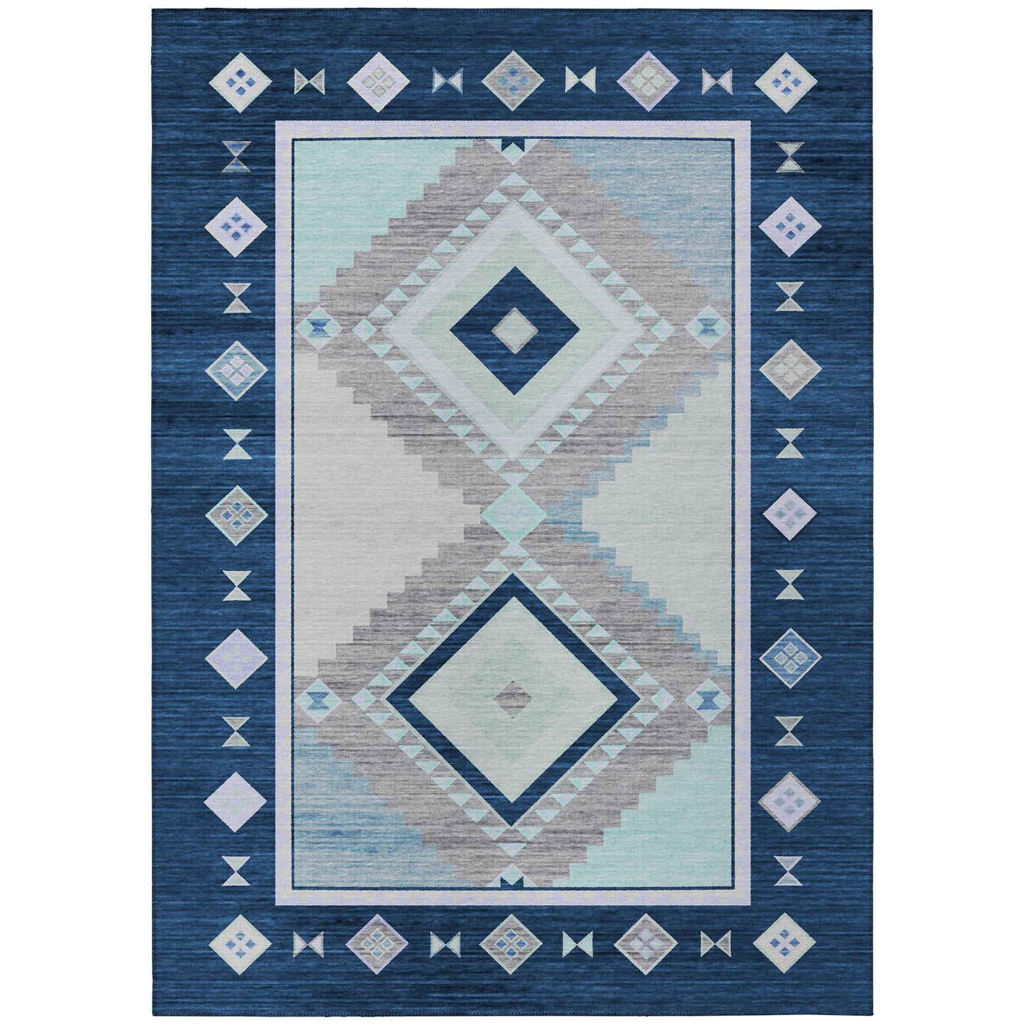 Dalyn Rugs Phoenix  Denim  Southwestern